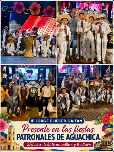 La IE Jorge Eliécer Gaitán celebra los 278 años de Aguachica